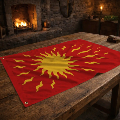 Drapeau - Blason de Hugues Capet (Oriflamme)