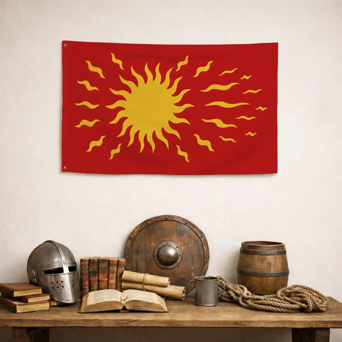 Drapeau - Blason de Hugues Capet (Oriflamme)