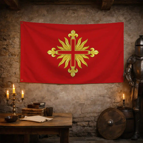 Drapeau - Croix de Gascogne