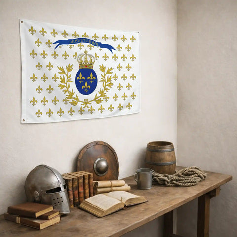 Drapeau - Dieu et le Roi