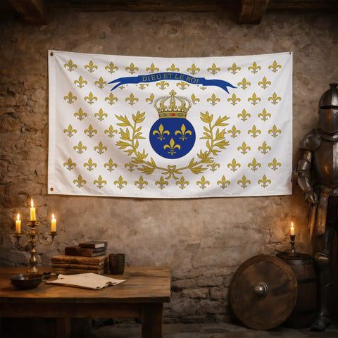 Drapeau - Dieu et le Roi