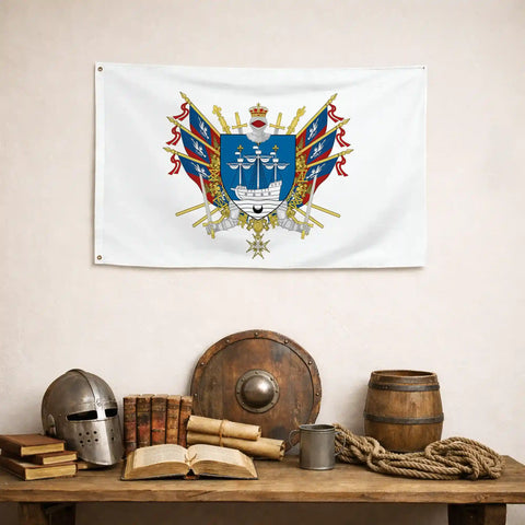 Drapeau - Blason de Libourne