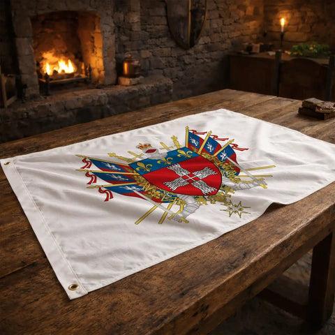 Drapeau - Blason de Marmande