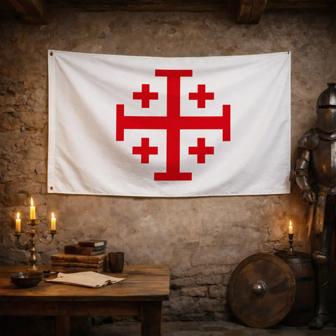 Drapeau - Ordre du Saint-Sépulcre