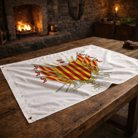 Drapeau - Blason des Pyrénées-Orientales (66)