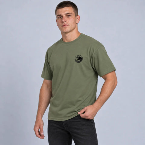 T-shirt 11e Choc vert kaki