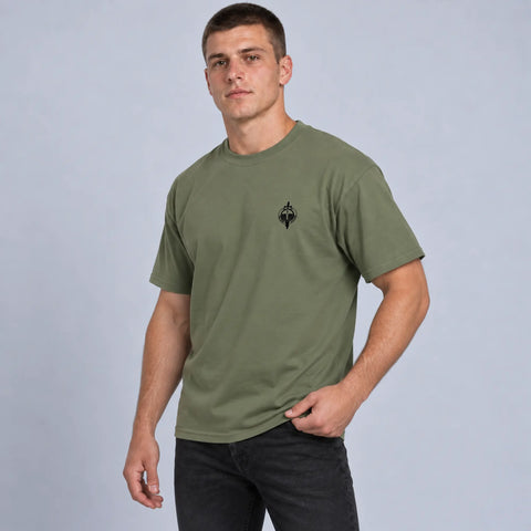T-shirt 1er RPIMa vert militaire