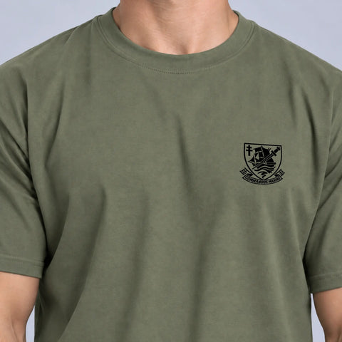 T-shirt Commandos Marine vert kaki