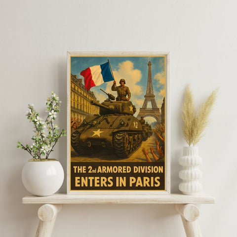 Affiche - 2e Division Blindée du Général Leclerc