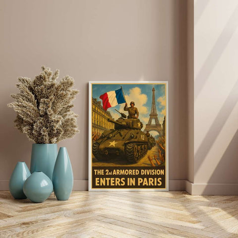Affiche - 2e Division Blindée du Général Leclerc