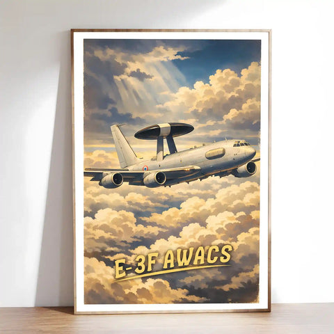 Affiche - E-3F AWACS