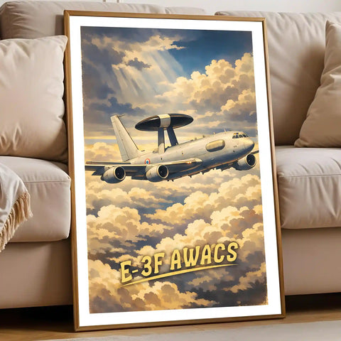 Affiche - E-3F AWACS