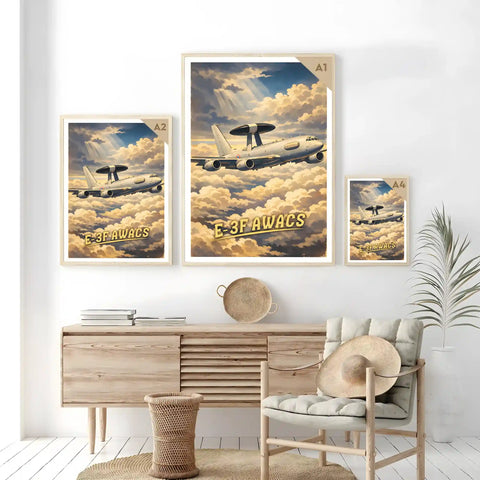 Affiche - E-3F AWACS