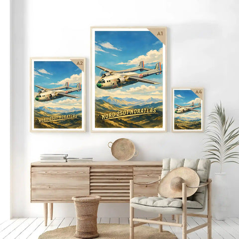 Affiche - Nord-2501-Noratlas