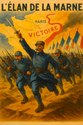 Affiche - Bataille de la Marne 21 × 30 cm