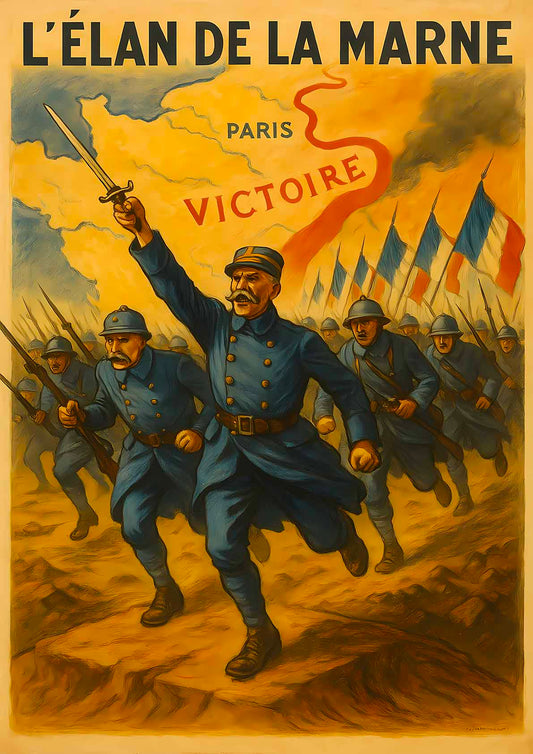 Affiche - Bataille de la Marne 21 × 30 cm