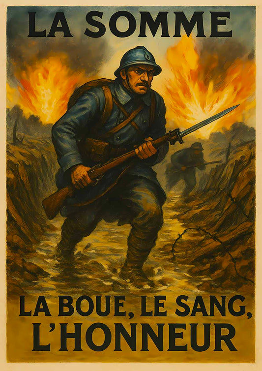 Affiche - Bataille de la Somme 21 × 30 cm