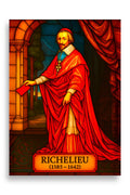 Affiche - Cardinal de Richelieu 50 × 70 cm