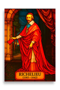 Affiche - Cardinal de Richelieu 70 × 100 cm