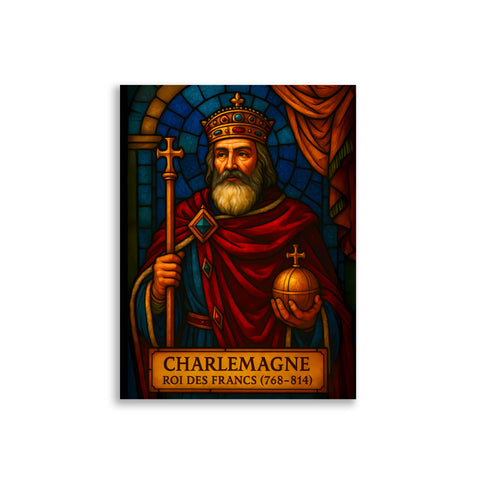 Affiche - Charlemagne 30 × 40 cm