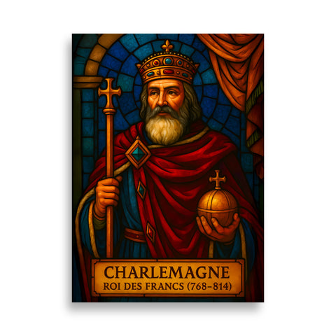 Affiche - Charlemagne 50 × 70 cm