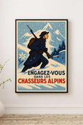 Affiche - Chasseurs Alpins