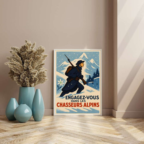 Affiche - Chasseurs Alpins