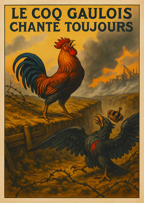 Affiche - Coq Gaulois A2 (42×59.4 cm)