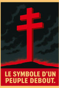Affiche - Croix de Lorraine 21×30 cm