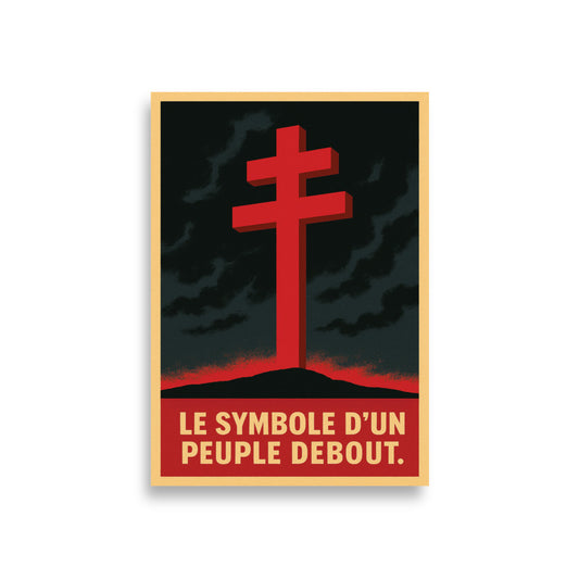 Affiche - Croix de Lorraine A1 (59.4×84.1 cm)