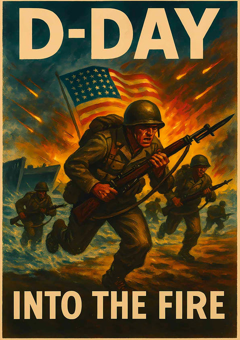 Affiche - D-Day 21 × 30 cm