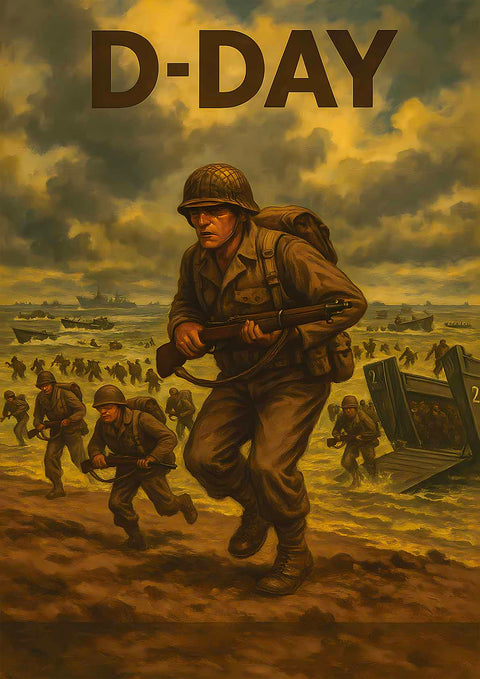 Affiche - Débarquement 21 × 30 cm