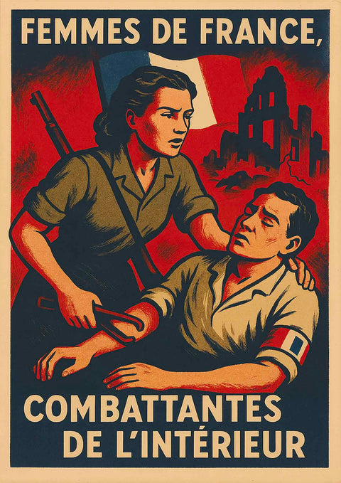 Affiche - Femmes Résistantes 21×30 cm