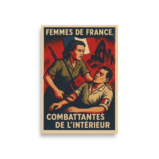 Affiche - Femmes Résistantes A1 (59.4×84.1 cm)