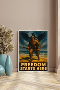 Affiche - Freedom Starts Here