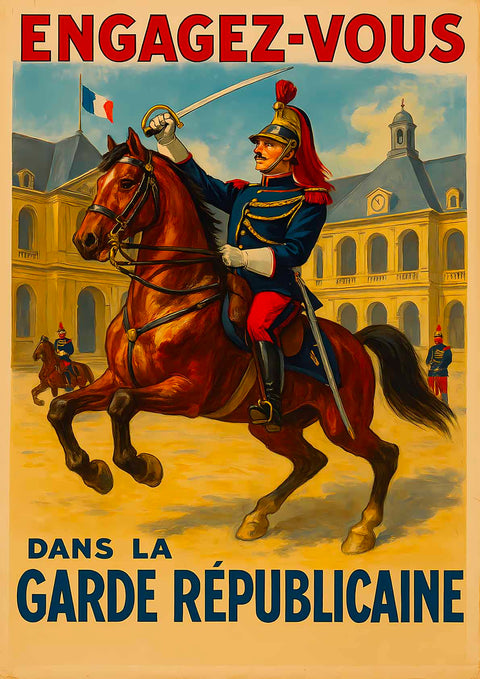 Affiche - Garde Républicaine 21 × 30 cm