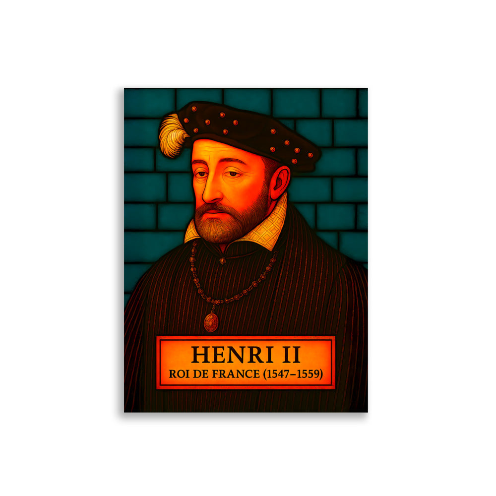 Affiche - Henri II 30 × 40 cm