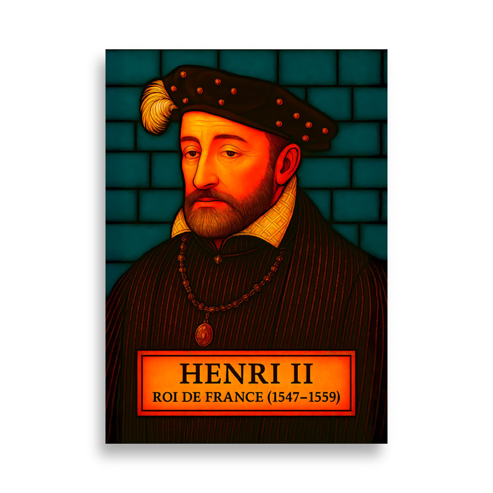 Affiche - Henri II 50 × 70 cm