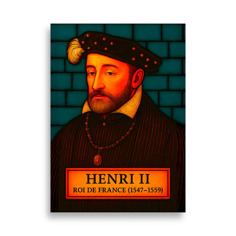 Affiche - Henri II 50 × 70 cm