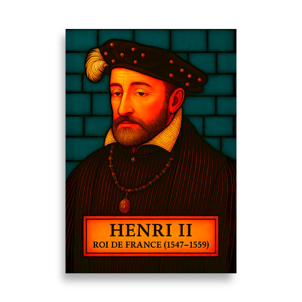 Affiche - Henri II 70 × 100 cm