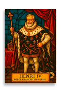 Affiche - Henri IV 70 × 100 cm