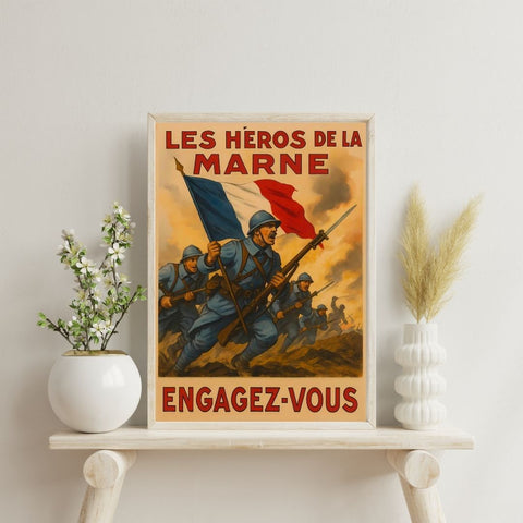 Affiche - Héros de la Marne