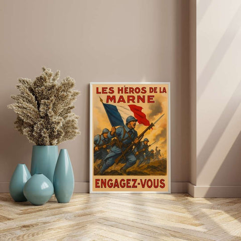 Affiche - Héros de la Marne