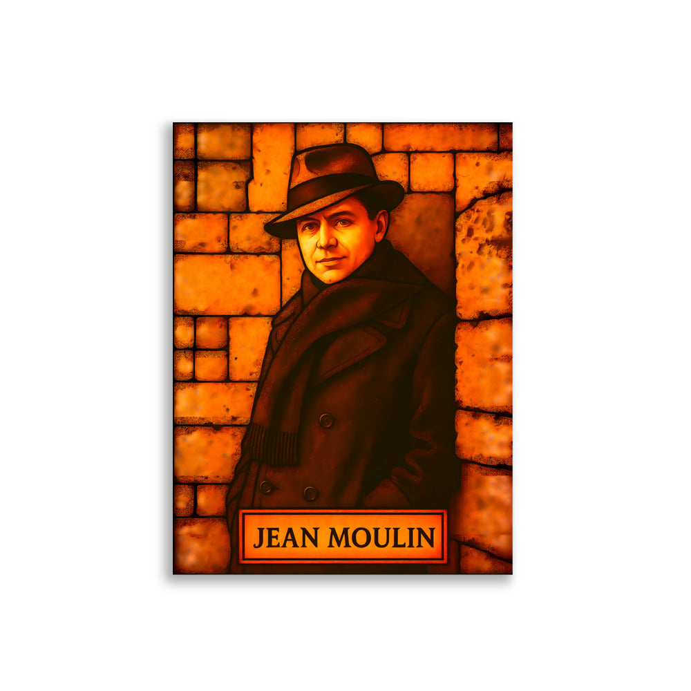 Affiche - Jean Moulin 30 × 40 cm