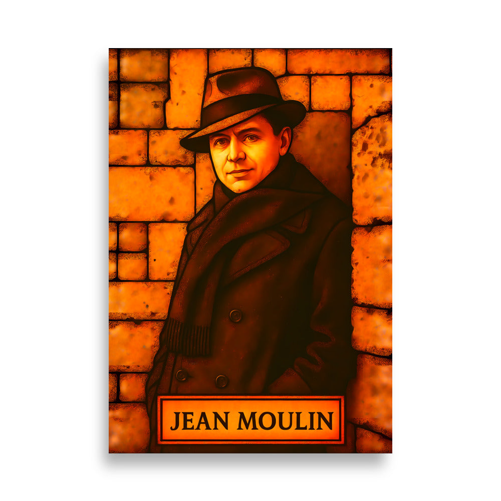 Affiche - Jean Moulin 70 × 100 cm