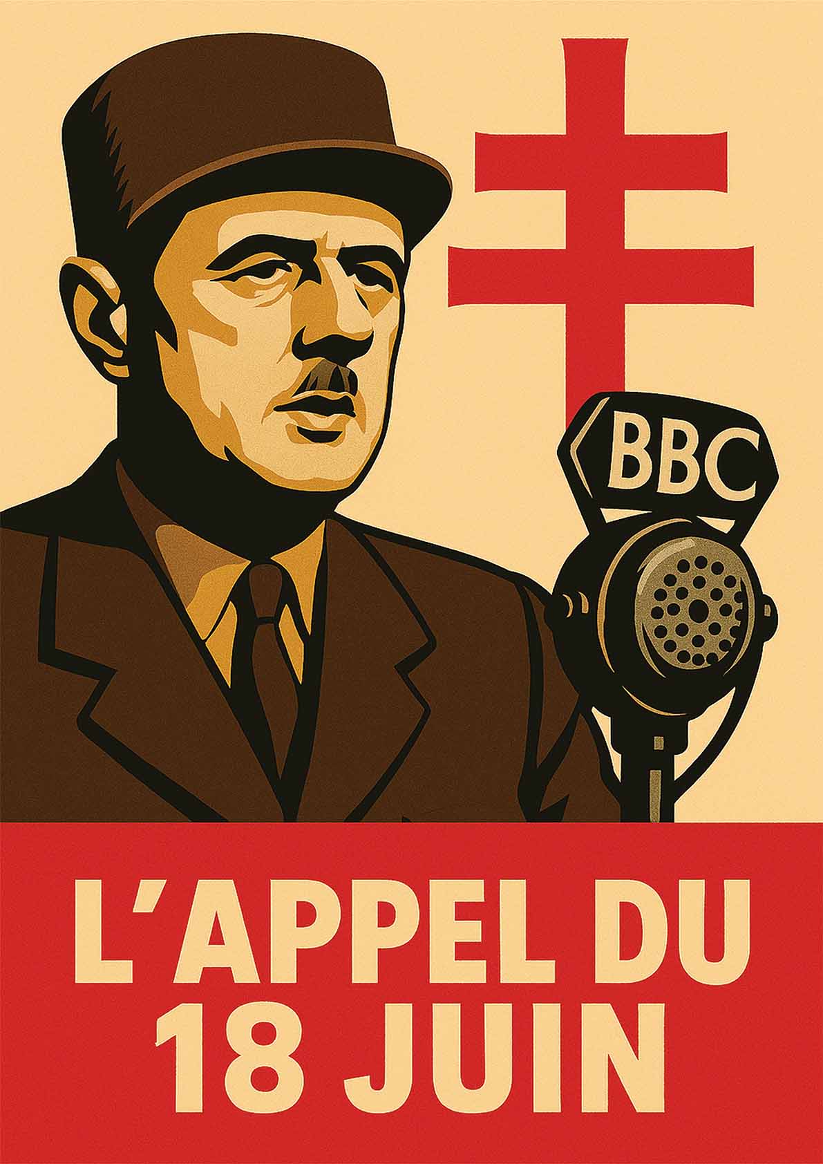 Affiche - L'appel du 18 Juin