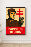 Affiche - L'appel du 18 Juin