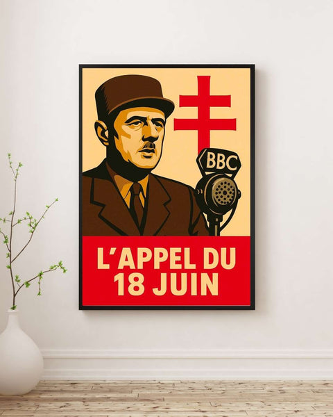 Affiche - L'appel du 18 Juin