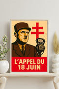Affiche - L'appel du 18 Juin