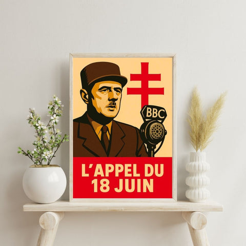 Affiche - L'appel du 18 Juin